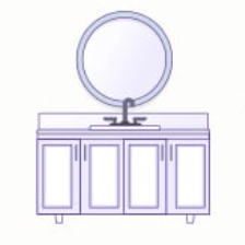 Four-Door Base Cabinets